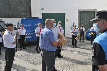 Homenaje de la Banda Municipal de Música a la Policía Local y Policía Nacional  (Foto Francisco Javier Santana)